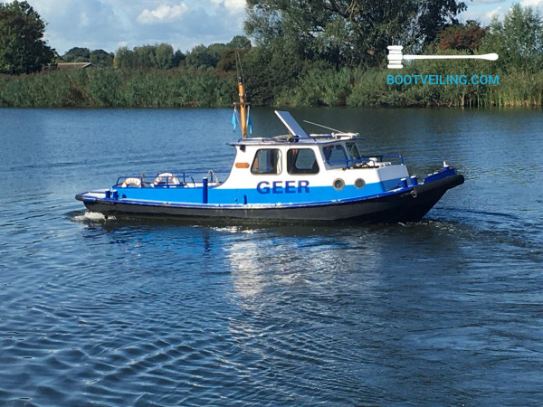 Scheepsbouwtekeningen Havenwerkboot, runnersboot