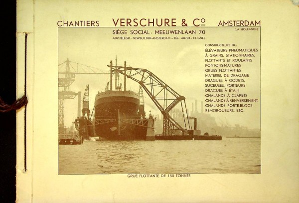 Catalogue Chantiers Verschure & Co Amsterdam