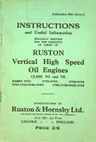 Collective - Instructions Ruston Vertical High Speed Oil Engines. Class VO and VH