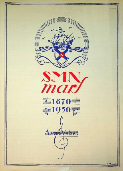 Bladmuziek SMN mars 1870-1950 | Webshop Nautiek.nl