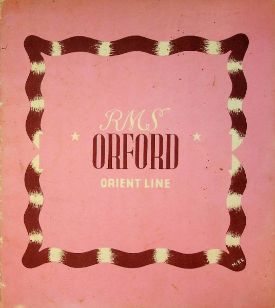 Brochure RMS Orford Orient Line