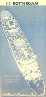 Holland-America Line - s.s. Rotterdam Facts and Figures
