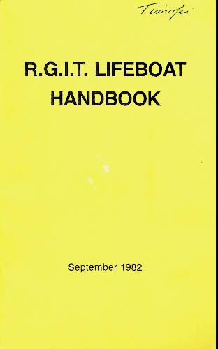 R.G.I.T. Lifeboat Handbook 1982