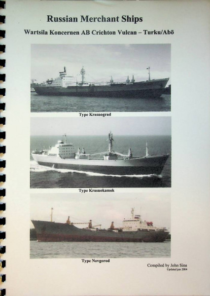 Russian merchant ships. Wartsila Koncernen.