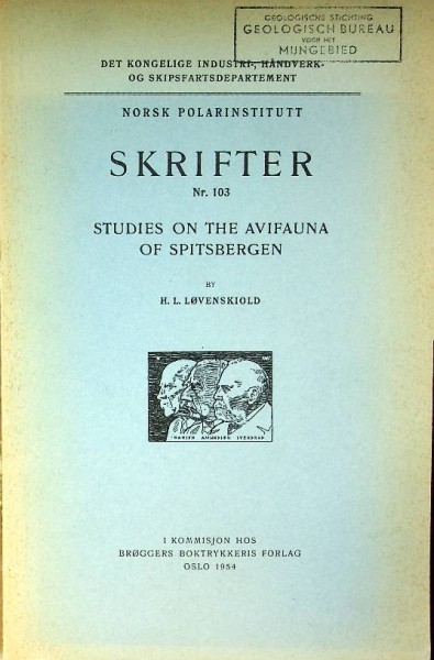 Studies on the Avifauna of Spitsbergen