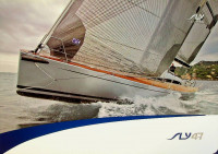 Sly Yachts - Original Brochure Sly 47 Sail Yacht