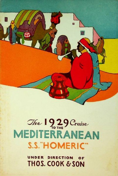 The 1929 Cruise to the Mediterranean ss Homeric | Webshop Nautiek.nl
