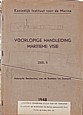 Ronde, F.S.W. - Voorlopige Handleiding Maritieme Visie KIM. 3 delen
