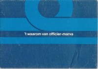 KM - Map met brochures 't waarom van officier-Marva