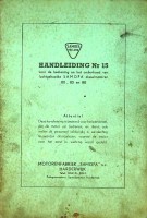 SAMOFA - Handleiding SAMOFA dieselmotoren 80, 85 en 88