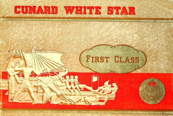 Brochure Cunard White Star First Class