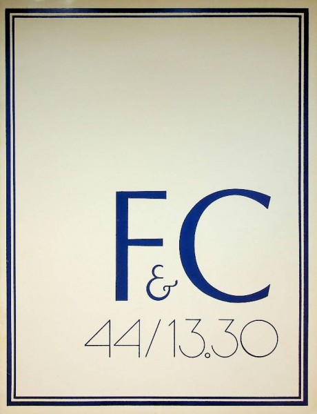 Original Brochure F&C 44/13.30