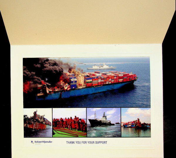 Svitzer / Wijsmuller map with large photo Salvage