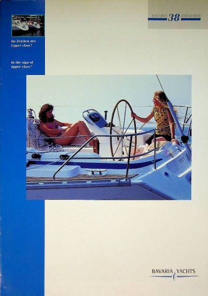 Original brochure Bavaria 38 Exclusive