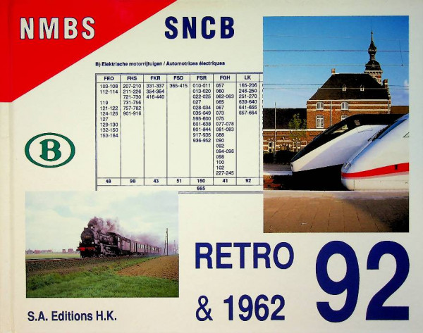 NMBS SNCB Retro 1992 & 1962