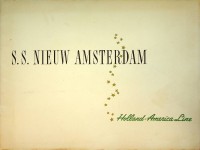 Holland America Line - Brochure s.s. Nieuw Amsterdam. Proud Flagship of NASM