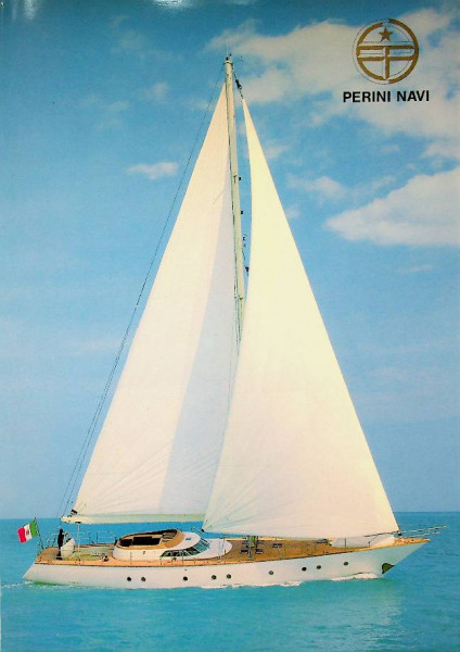 Original brochure in map Perini Navi 25 MT