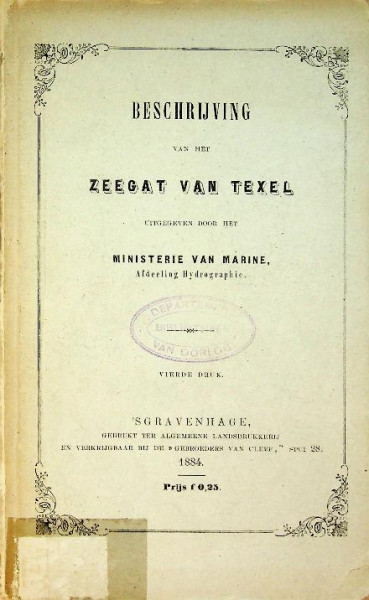 Beschrijving van het Zeegat van Texel 1884