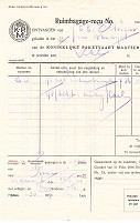 KPM Ruimbagage recu ss van Waerwijck 1932