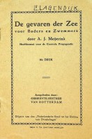 Meijerink, A.J. - De gevaren der zee voor baders en zwemmers