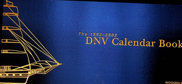 The 1992-2003 DNV Calendar Book