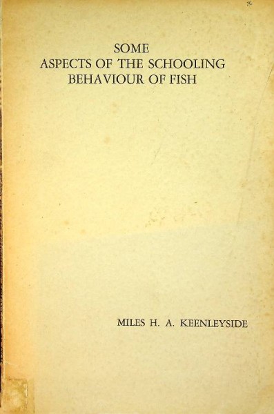 Some aspects of the schooling behaviour of fish