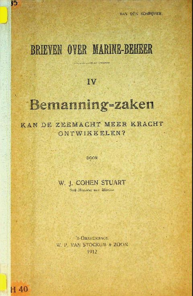 Brieven over Marine-Beheer