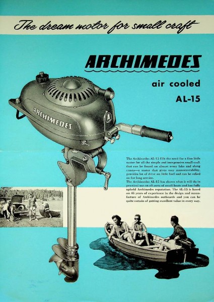 Flyer Archimedes air cooled AL-15 | Webshop Nautiek.nl