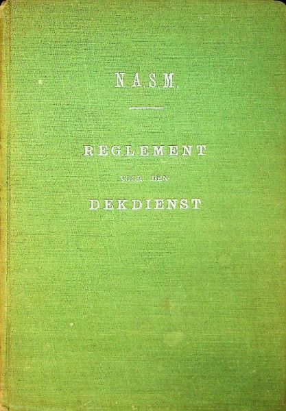 N.A.S.M. Reglement voor den Dekdienst