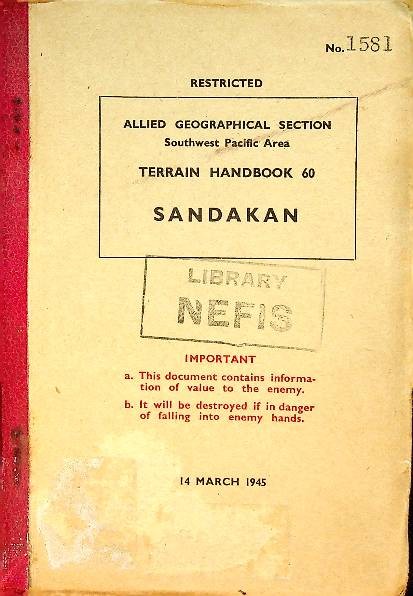 Terrain Handbook 60 Sandakan (Borneo)