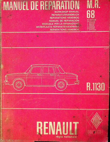 Werkpplaats handboek Renault R.1130
