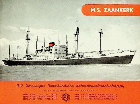 Brochure VNS, ms Zaankerk