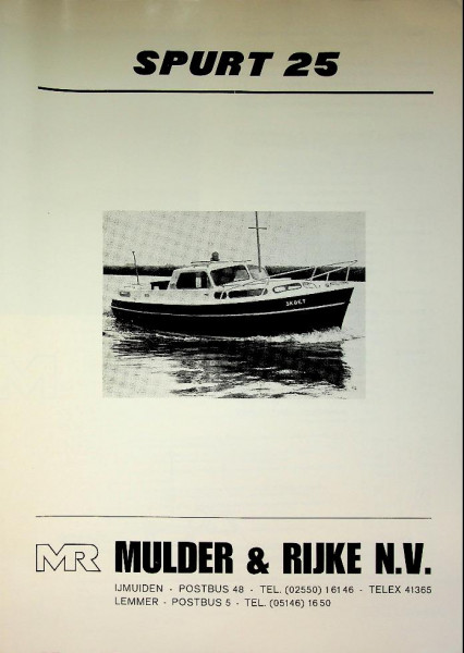 Brochure Mulder & Rijke, Spurt 25