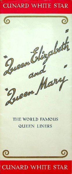 Brochure Queen Elizabeth and Queen Mary 1948