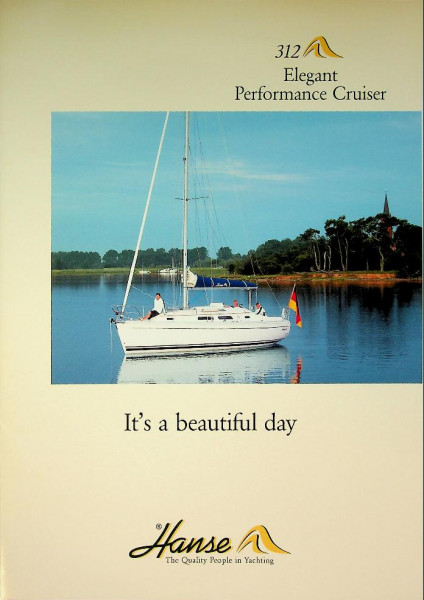 Original brochure Sail Yacht Hanse 312