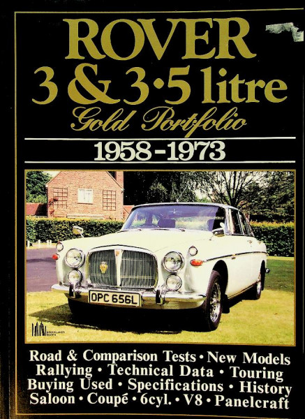 Rover 3 & 3.5 Litre, Gold Portfolio, 1958-1973