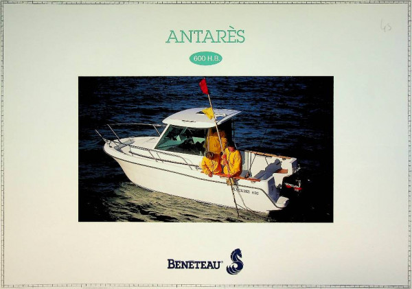 Original brochure Beneteau Antares 600 H.B.