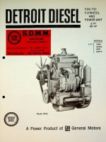 Detroit Diesel - Brochure Detroit Diesel, fan to flywheel and power unit. Model 2-71 68 hp- 2055, 2030c, 2031, 2061a