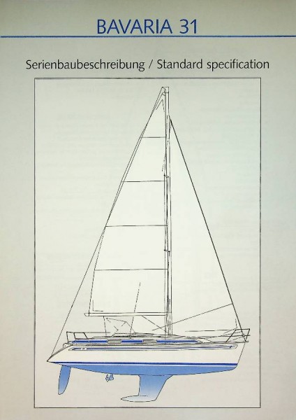 Original Brochure Specifications Bavaria 31