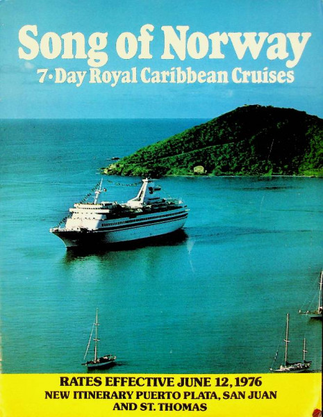Brochure Song of Norway cruise 1976