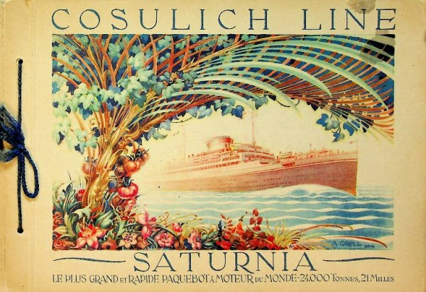 Brochure Cosulich Line Saturnia | Webshop Nautiek.nl