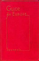 HAL - Holland-America Line, guide for Europe 1925. Handbook specially compiled for American visitors