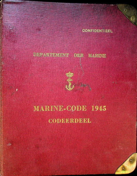 Marine-Code 1945 Codeerdeel en Decordeerdeel (2 delen)