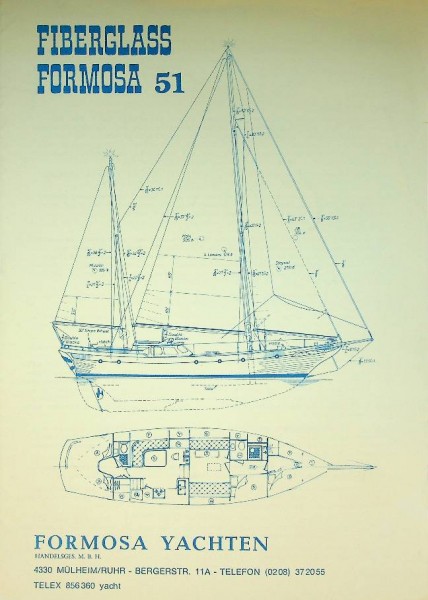 Original Specifications Fiberglass Formosa 51