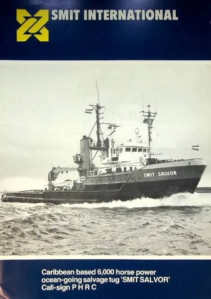 Brochure Smit International Caribbean Based 6.000 horsepower ocean-going salvage tug Smit Salvor