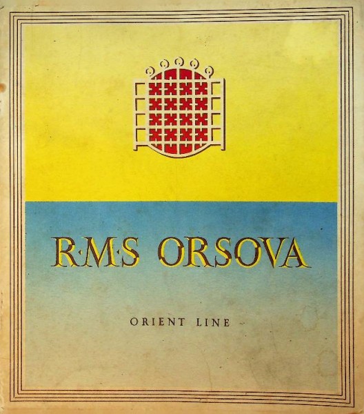 Brochure R.M.S. Orsova, Orient Line | Webshop Nautiek.nl