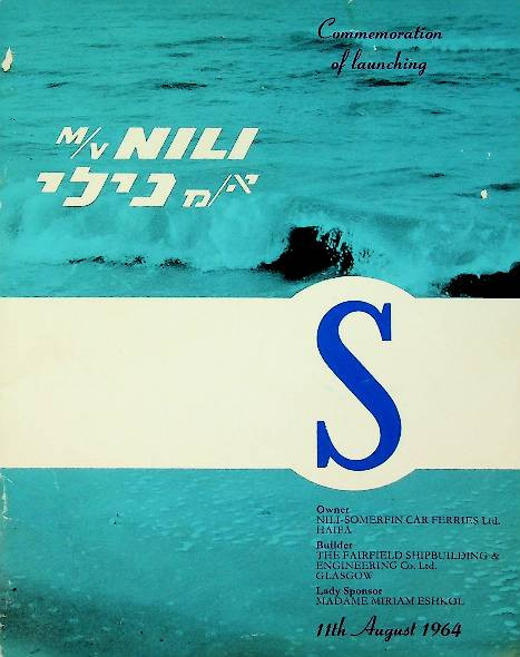 Brochure Mv Nili 1964