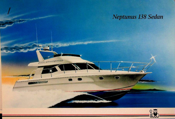 Original brochure Neptunus 138 sedan Motor Yacht