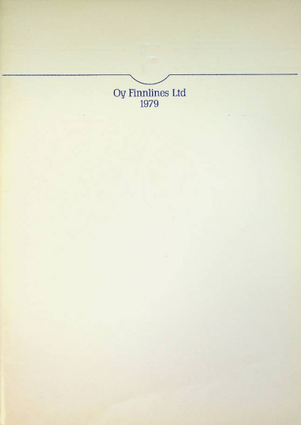 Brochure Oy Finnlines Ltd 1979