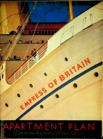 Canadian Pacific - Apartment Plan ss Empress of Britain, Canadian Pacific